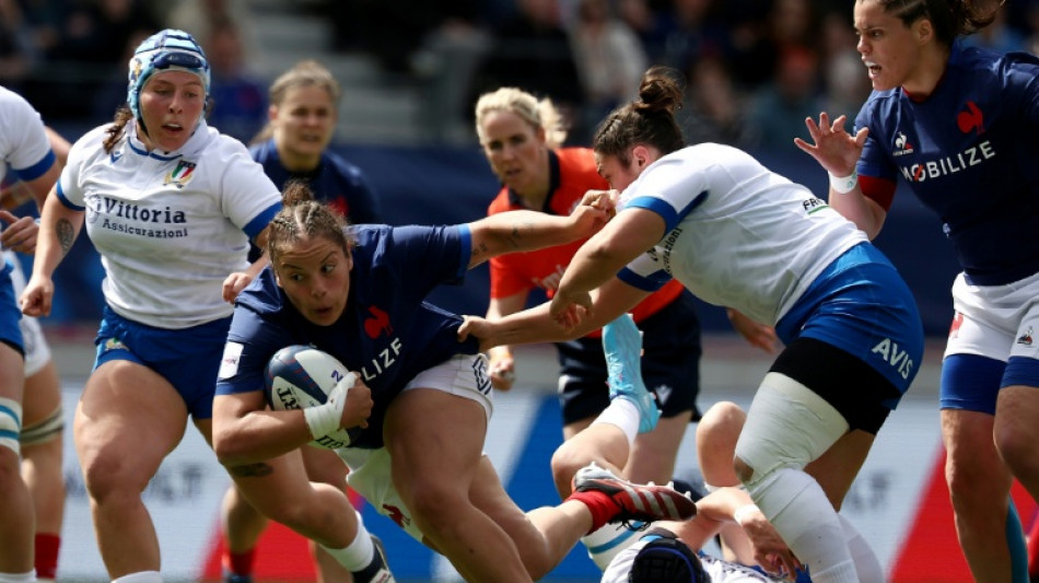 Mondial f&eacute;minin de rugby: "J'esp&egrave;re qu'on va &eacute;lever notre curseur", affirme le pilier des Bleues Assia Khalfaoui