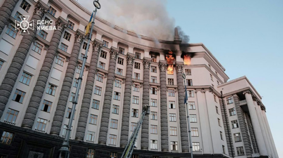 Russia hits seat of Ukraine government in war's biggest air attack