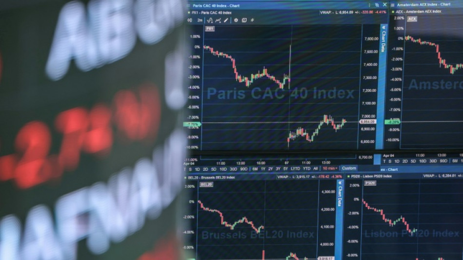 Guerre commerciale: les Bourses mondiales reculent, la tech sous pression