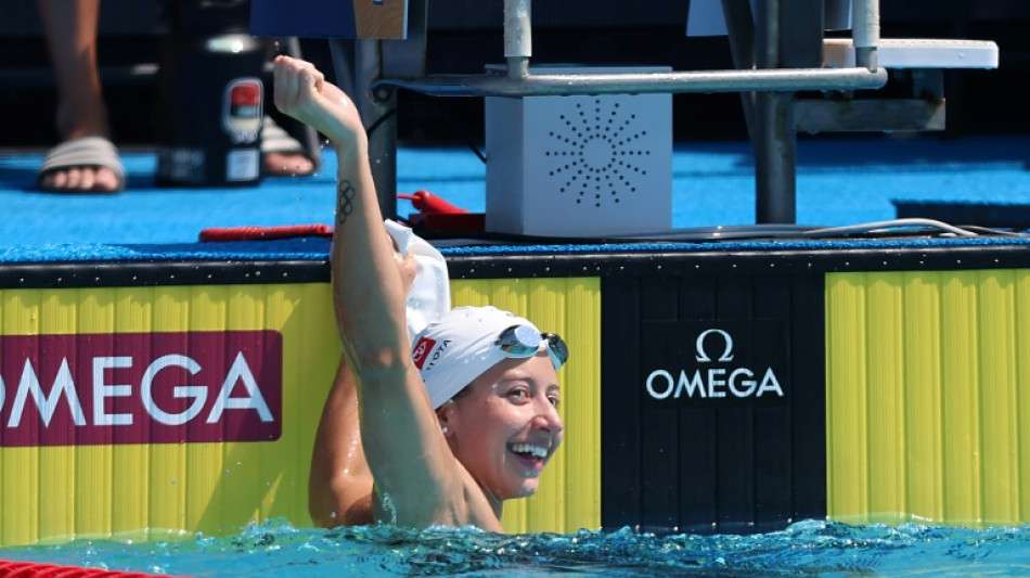 American Kate Douglass reclaims 50m freestyle world record