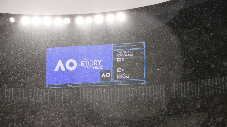 Players grumble as more rain hits Australian Open