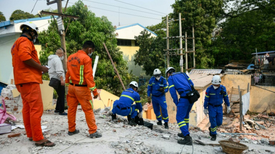 S&eacute;isme : op&eacute;rations de secours en Birmanie et en Tha&iuml;lande, des r&eacute;pliques &agrave; Mandalay