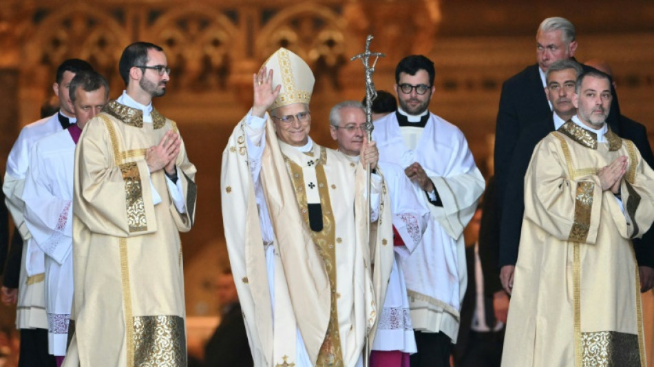Le&atilde;o XIV toma posse da c&aacute;tedra de bispo de Roma na bas&iacute;lica de S&atilde;o Jo&atilde;o de Latr&atilde;o