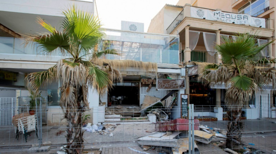 Le bar qui s'est effondr&eacute; aux Bal&eacute;ares n'avait pas de licence pour son toit-terrasse