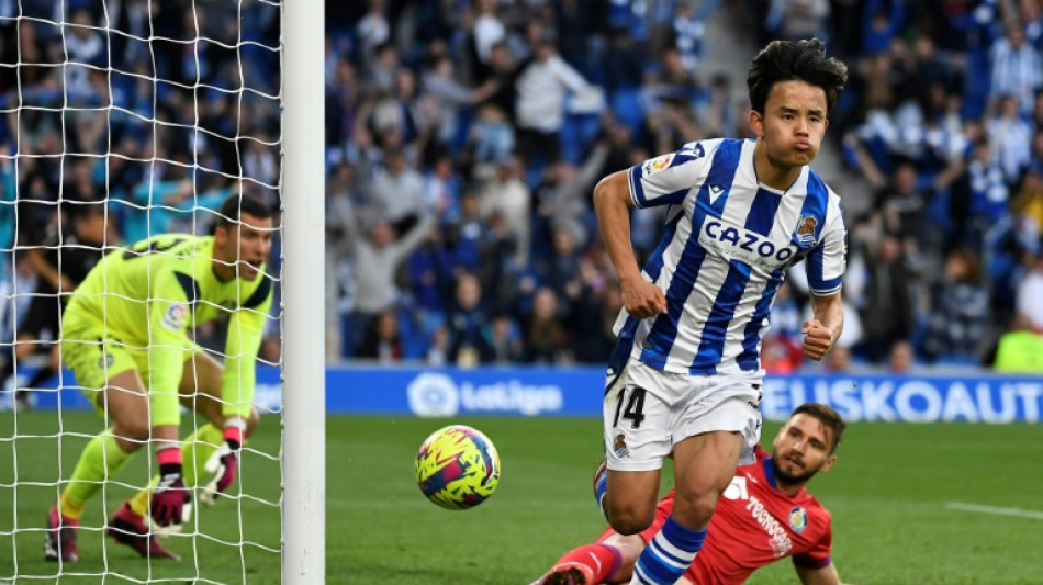 Real Sociedad beat Getafe to tighten grip on fourth