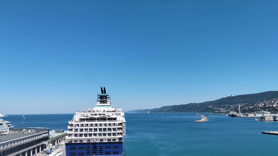 Conclusa a Trieste l'elettrificazione delle banchine per le navi da crociera