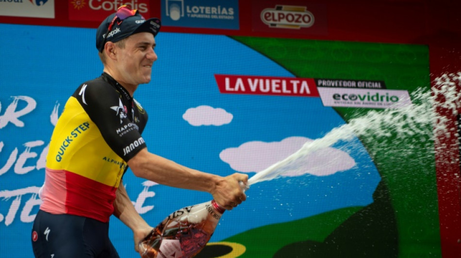 Evenepoel aces time-trial to stretch Vuelta lead