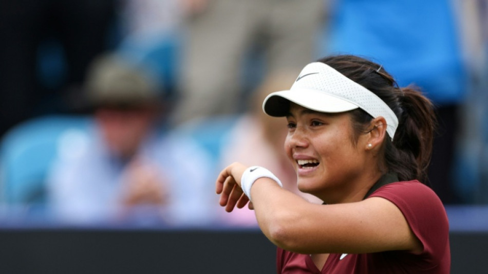 Raducanu's tears of joy, Krejcikova survives match points at Eastbourne