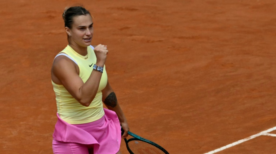 Tennis: Sabalenka en demi-finales &agrave; Rome
