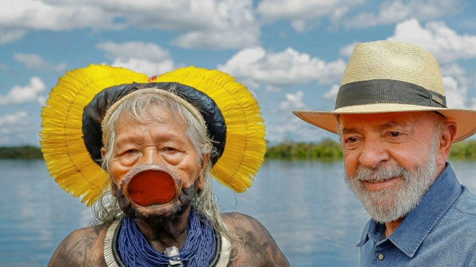 "Aún queda mucho por hacer" por los indígenas, admite Lula ante el cacique Raoni