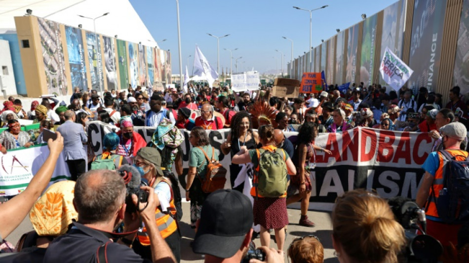 Hunderte fordern auf Gel&auml;nde von COP27 Freilassung  von Aktivist Abdel Fattah