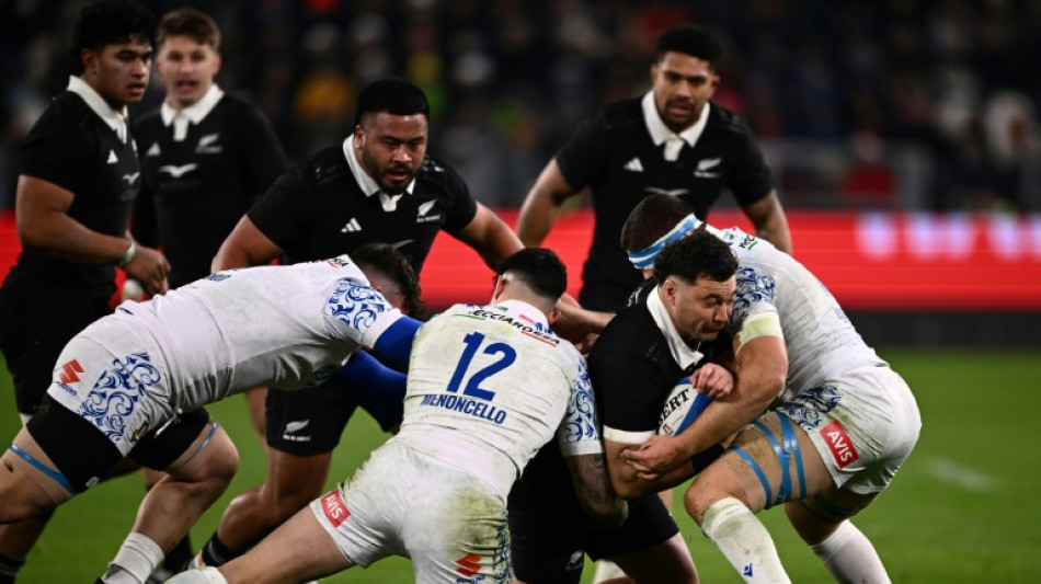 Rugby: la Nouvelle-Z&eacute;lande finit 2024 en roue libre face &agrave; l'Italie
