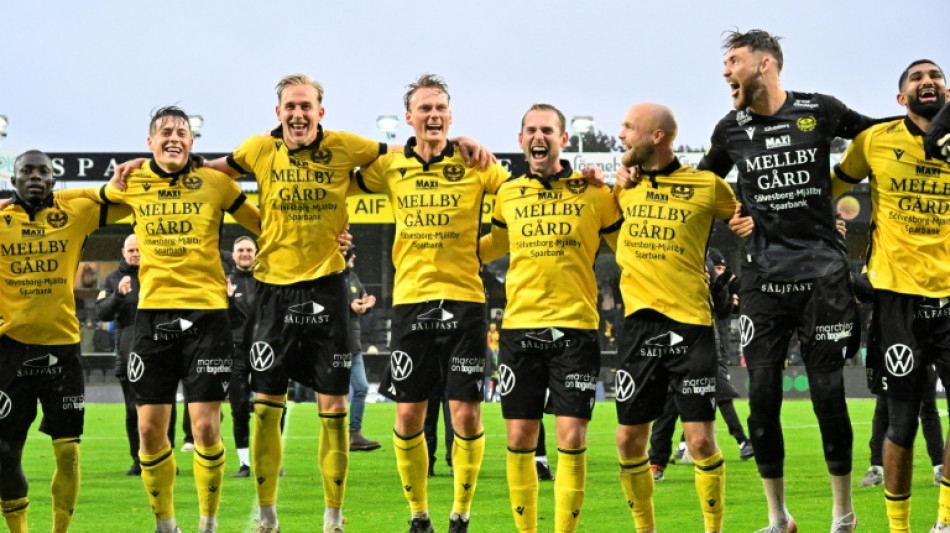 Foot: en Suède, le club lilliputien de Mjällby près de réaliser l'exploit