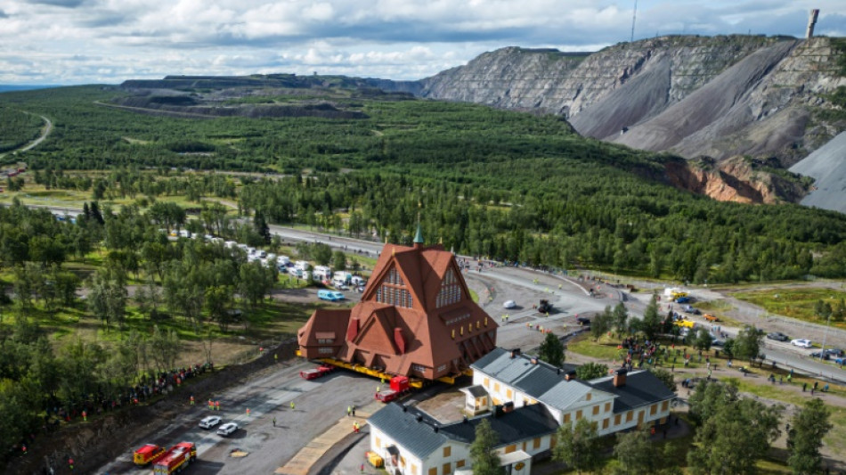 Historic Swedish church inches closer to new home