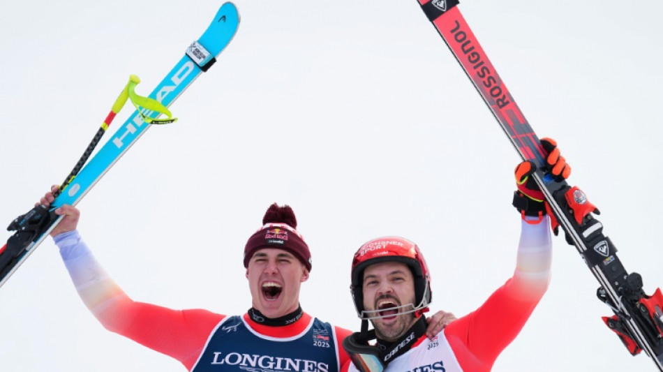 Ski: Tripl&eacute; suisse dans le combin&eacute; par &eacute;quipes, Von Allmen et Meillard champions du monde