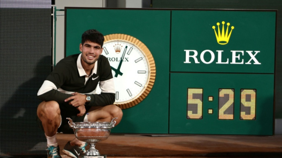 Alcaraz stuns Sinner in all-time great French Open final