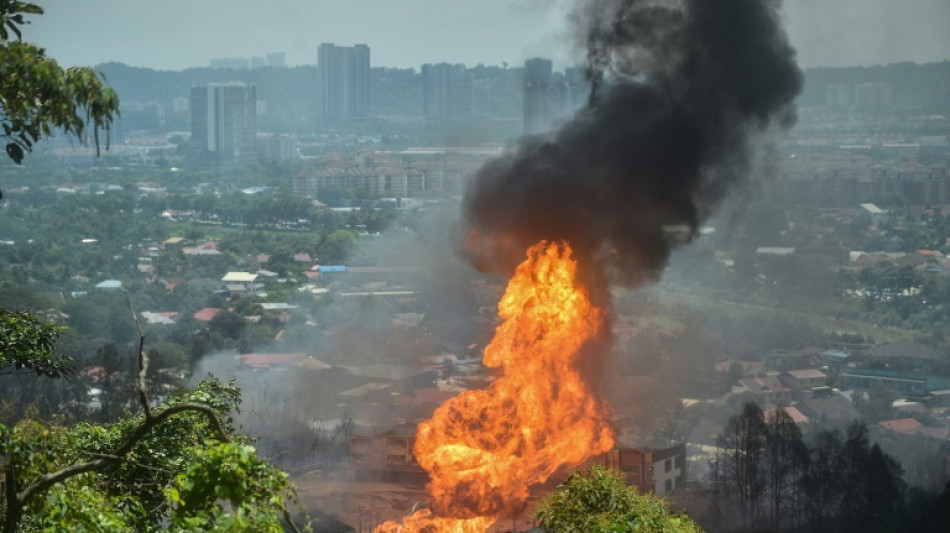 Malaisie: incendie massif pr&egrave;s de la capitale en raison d'une fuite sur un gazoduc