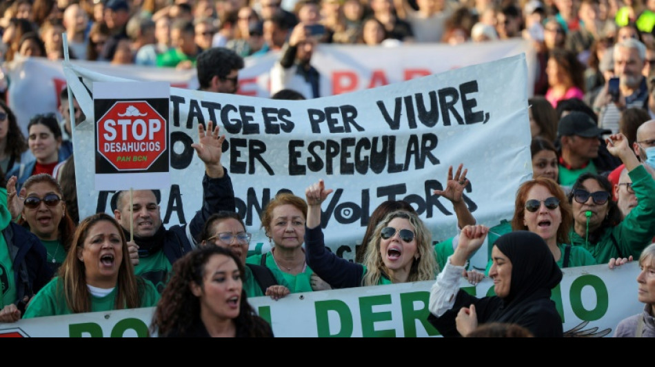 Miles protestan en Espa&ntilde;a contra el alto precio de los alquileres y la crisis de la vivienda