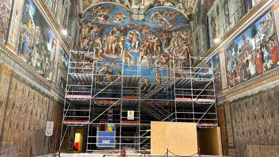 La Cappella Sistina in manutenzione ma i Musei restano aperti