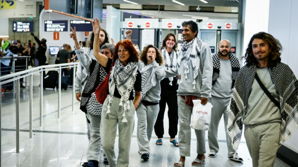 French Gaza activists arrive home after Israel expulsion