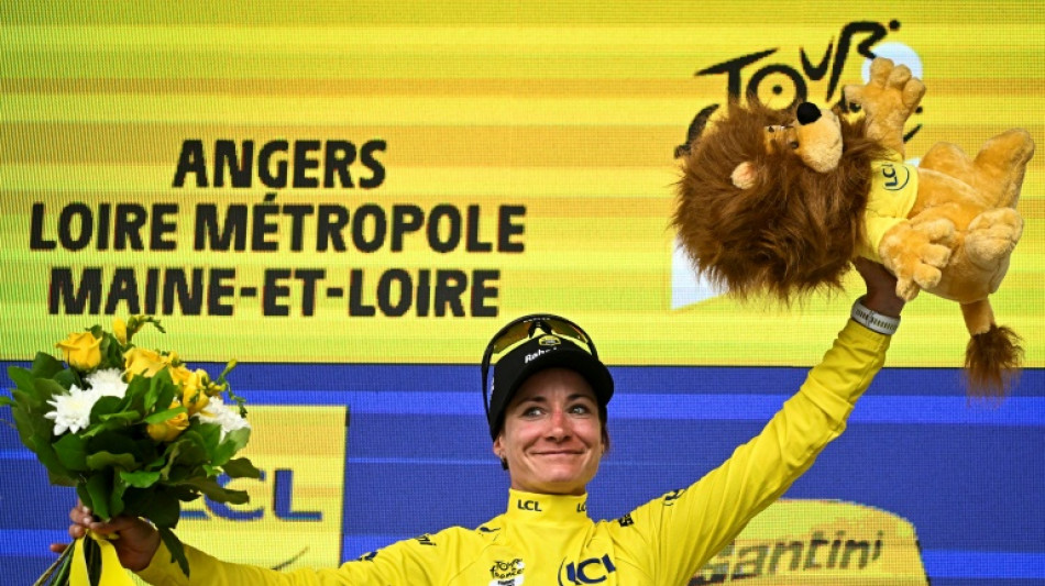 Veteran Vos takes Tour de France yellow after Wiebes stage win