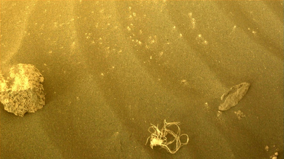 Le rover Perseverance tente de d&eacute;m&ecirc;ler le myst&egrave;re d'une pelote martienne