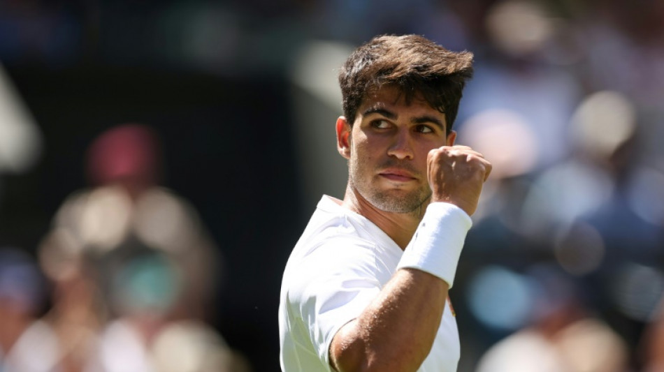 Alcaraz survives Fognini scare to launch Wimbledon title defence