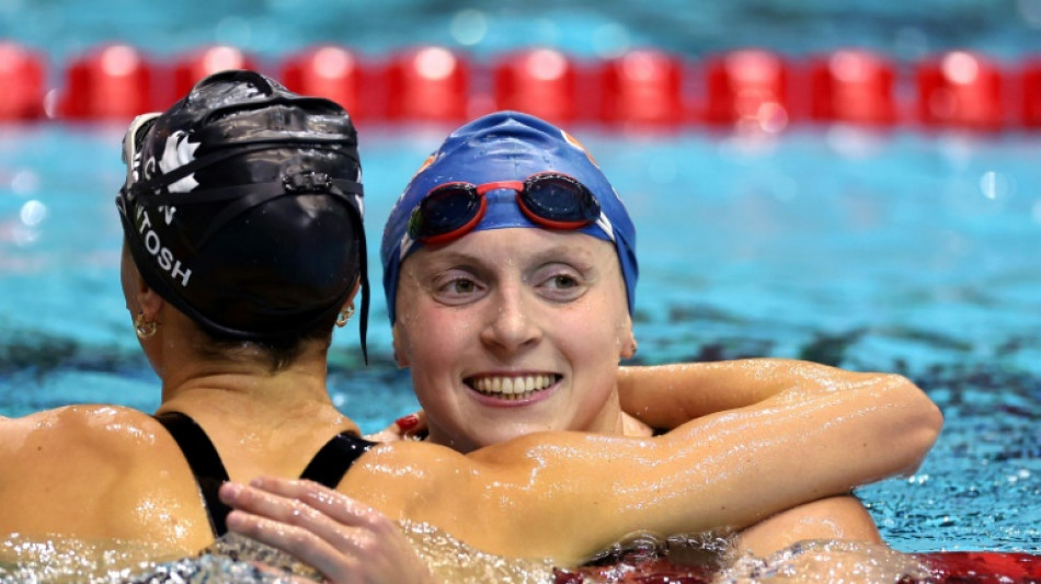 Ledecky establece un r&eacute;cord mundial en 800m libres en piscina corta