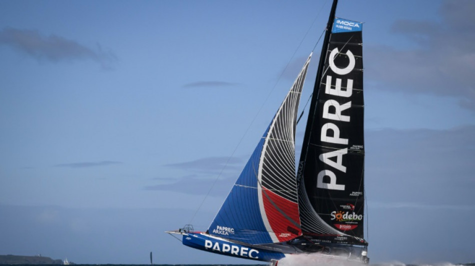 Vend&eacute;e Globe: Yoann Richomme deuxi&egrave;me aux Sables-d'Olonne