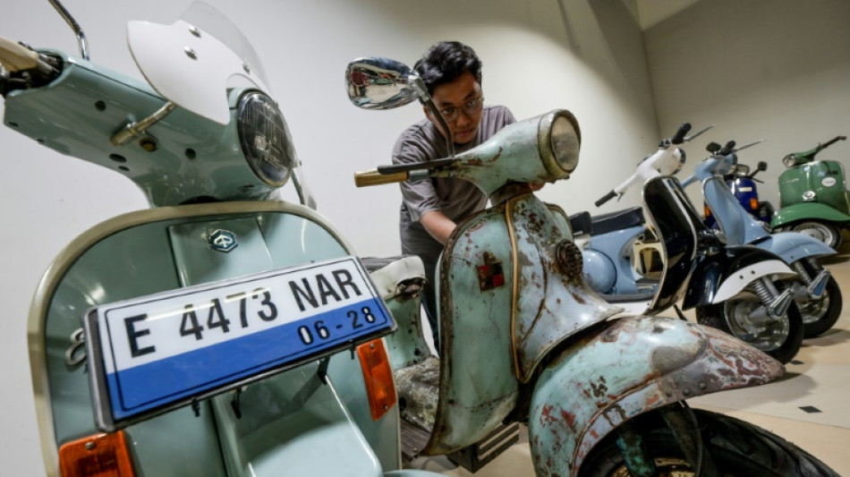Vespa love affair: Indonesians turn vintage scooters electric