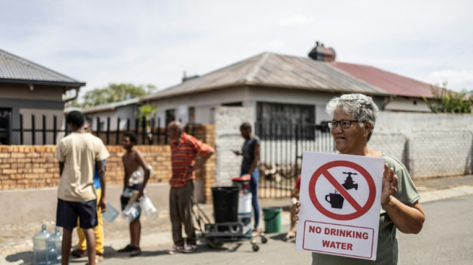 Tap water no longer drinkable near South Africa capital