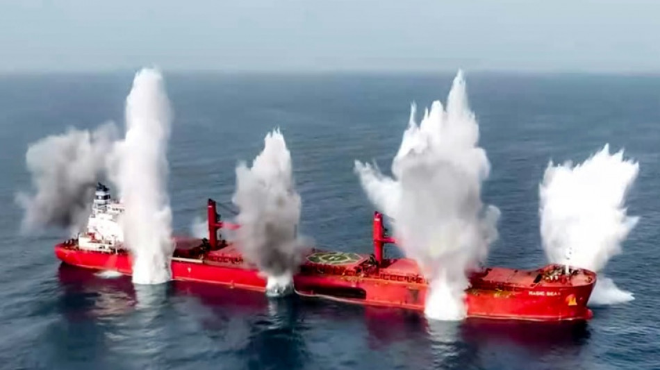 Six rescued from cargo ship attacked in Red Sea: EU naval force