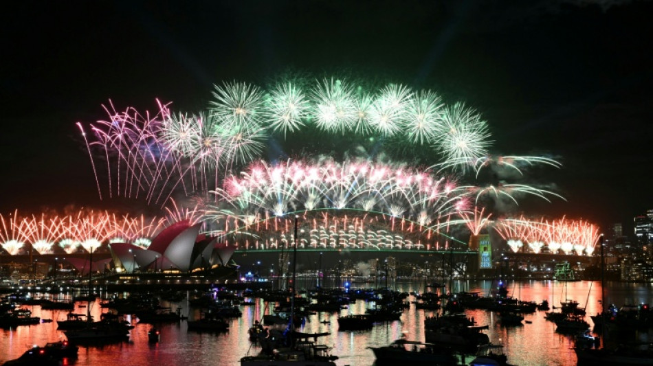 Sydney falls silent before fireworks bring in 2026