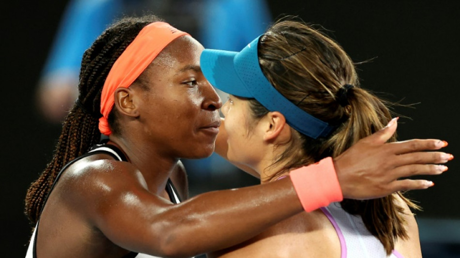 'I got lucky': Gauff edges Raducanu in battle of prodigies