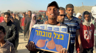 Saqueo de un almac&eacute;n del Programa Mundial de Alimentos en Gaza