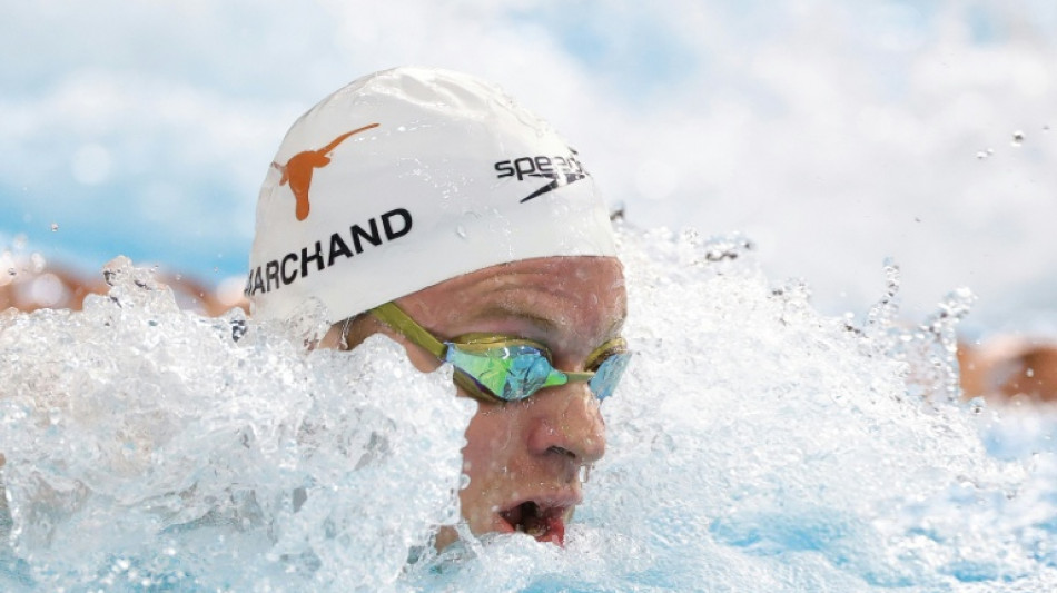 McIntosh, Marchand grab medley victories in Austin, Ledecky wins again