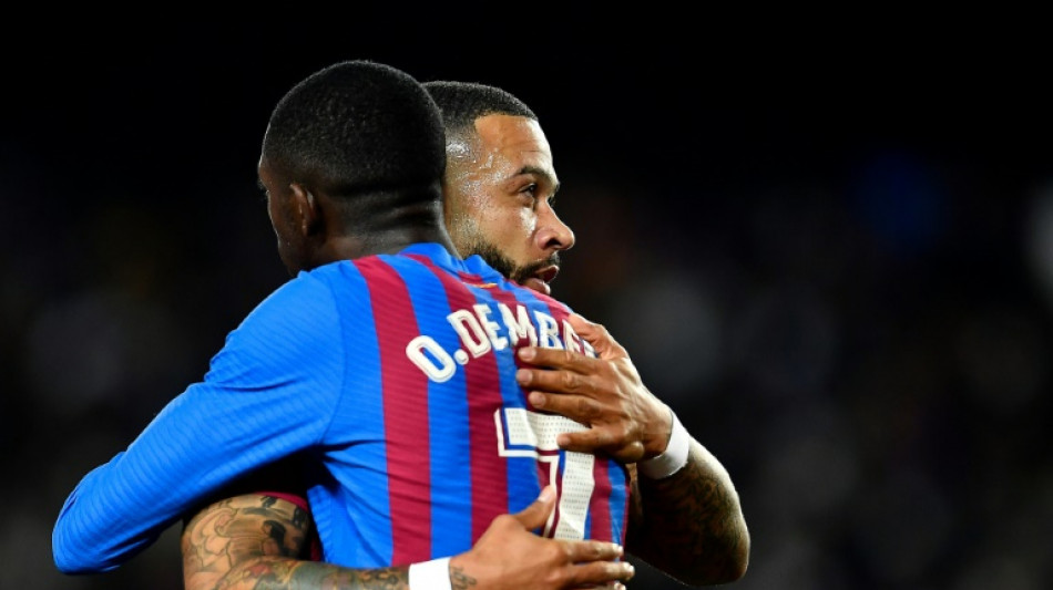 Espagne: Demb&eacute;l&eacute; porte le Bar&ccedil;a, le S&eacute;ville FC rafle le derby, quadrupl&eacute; pour Pino