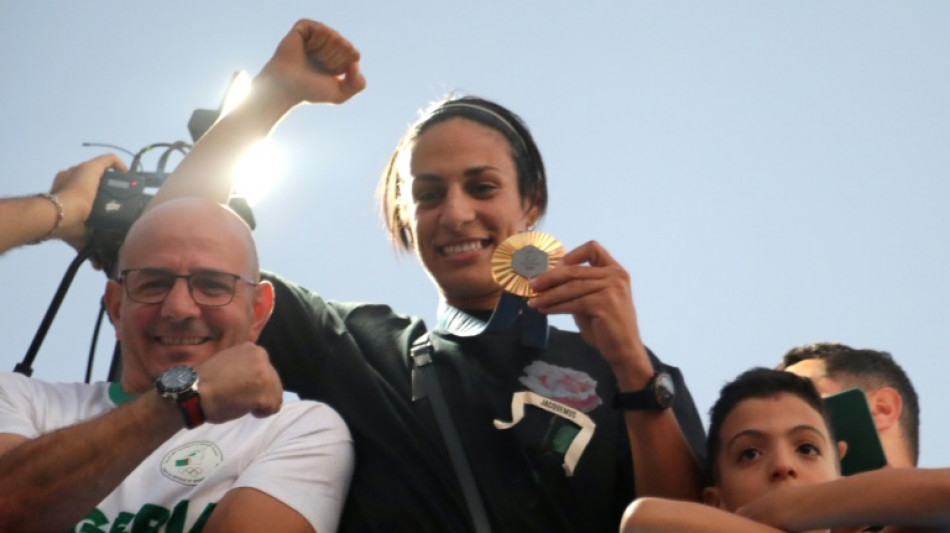 Alg&eacute;rie: Imane Khelif acclam&eacute;e par une foule immense dans sa r&eacute;gion natale