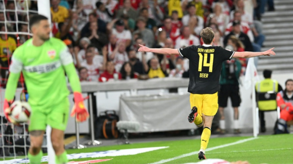 Dortmund sink Stuttgart to climb to Bundesliga summit