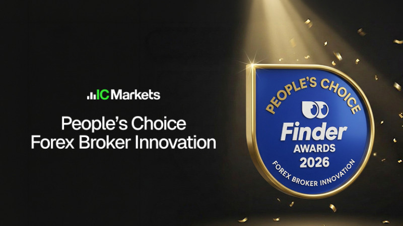 IC Markets Australia Wins People's Choice Forex Broker Innovation Award at the 2026 Finder Innovation Awards