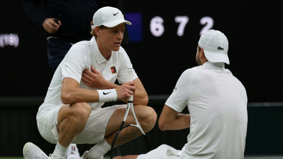 Sinner wins Wimbledon reprieve after Dimitrov injury heartbreak, Djokovic survives