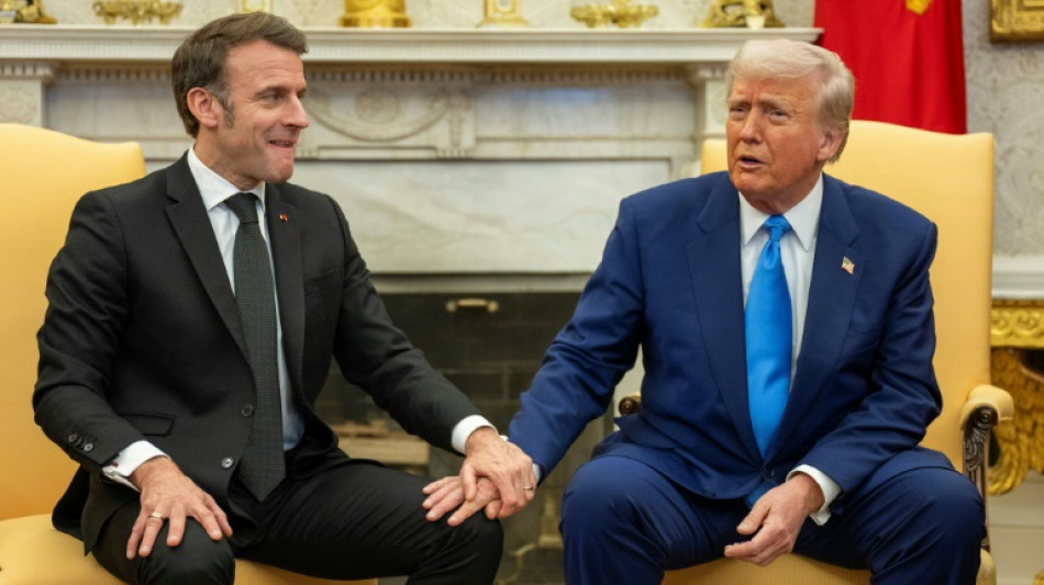 Macron e Trump revivem 'bromance' com toque de tens&atilde;o