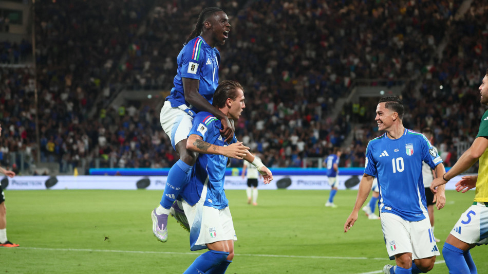 Mondiali: rifinitura Azzurri, in attacco la coppia Retegui-Kean