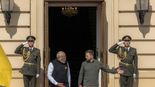 Modi afirma defender 'veementemente a paz' durante visita hist&oacute;rica na Ucr&acirc;nia