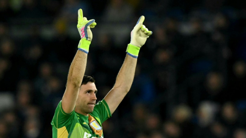 Villa's Emiliano Martinez winds up PSG with cap