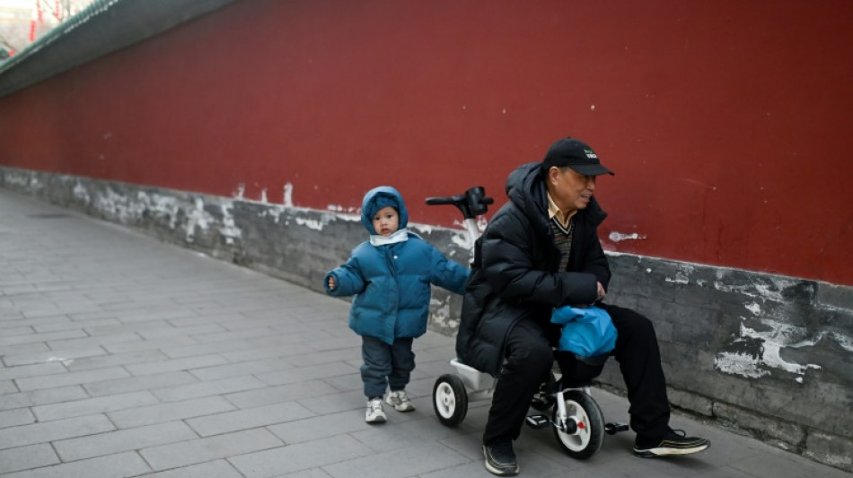 La population chinoise baisse pour la troisi&egrave;me ann&eacute;e cons&eacute;cutive