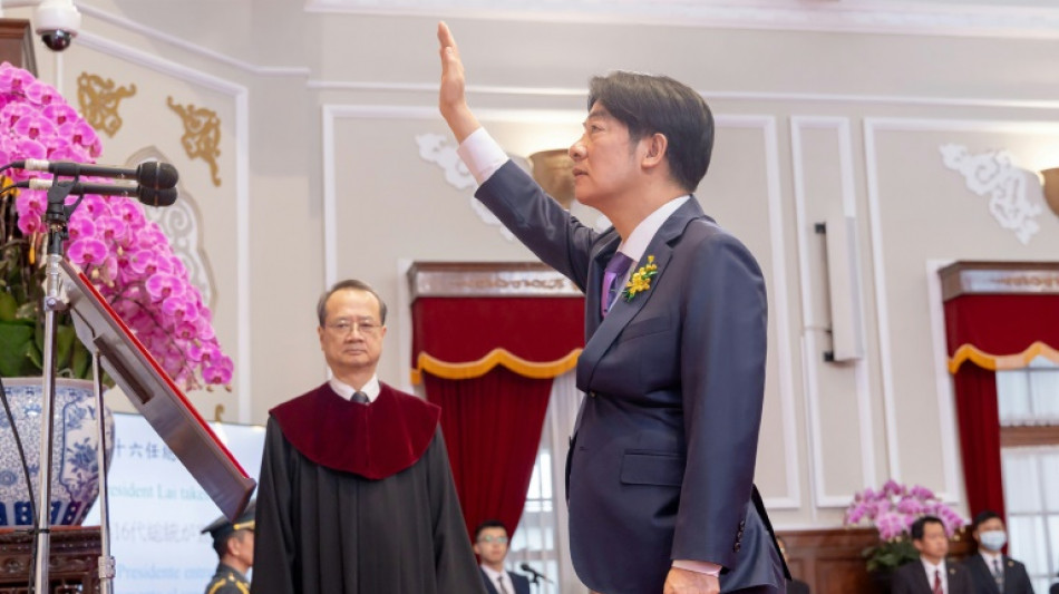 Le nouveau pr&eacute;sident de Ta&iuml;wan s'engage &agrave; d&eacute;fendre la d&eacute;mocratie face &agrave; la Chine 
