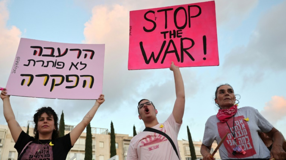 La guerra de Gaza agrava las divisiones en Israel