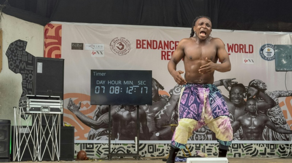 Nigerian dancer eyes world record after seven-day marathon