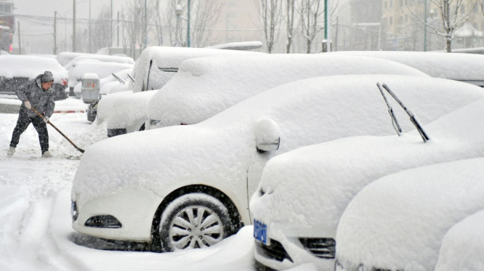 Una ola de fr&iacute;o r&eacute;cord azota el norte de China